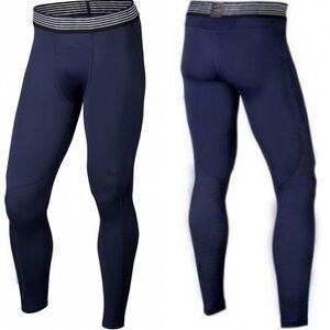 Nike Hypercool Blue Navy Thermal Leggings Layer XXL